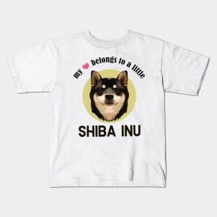 shiba inu lover Kids T-Shirt